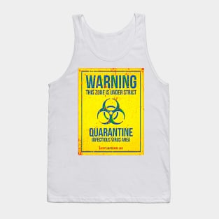 Bricked In Corona Quarantine Zone Tank Top